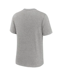 Nike Men's Heather Gray Minnesota Twins Cooperstown Collection Retro Tri-Blend T-Shirt