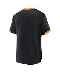 Fanatics Men's Black Houston Dynamo Fc Stoppage Time Striker T-Shirt