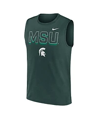Nike Men's Green Michigan State Spartans Primetime Tricode Legend Performance Tank Top