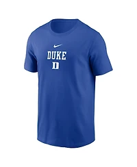 Nike Men's Royal Duke Blue Devils 2-Hit Stacked T-Shirt