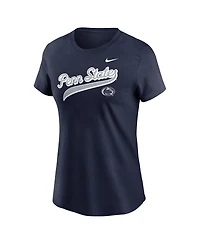 Nike Women's Navy Penn State Nittany Lions Local Script T-Shirt