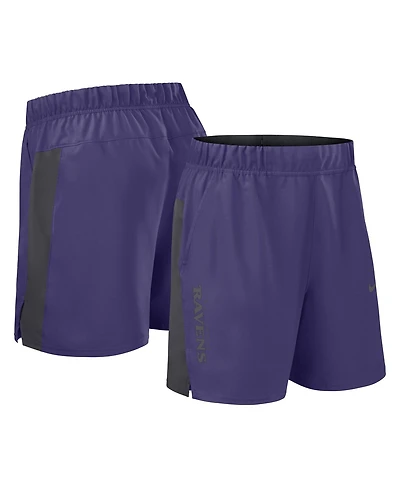 Nike Men's Purple Baltimore Ravens Woven Victory Performance Shorts