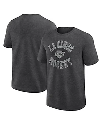 Logo Athletic Men's Heather Charcoal Los Angeles Kings Success T-Shirt