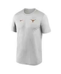 Nike Men's Gray Texas Longhorns 2025 Sideline Small Logo Legend Performance T-Shirt