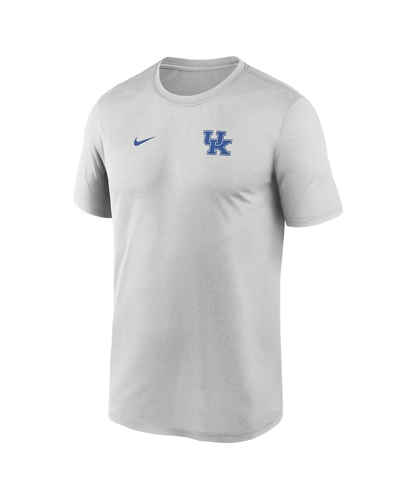 Nike Men's Gray Kentucky Wildcats 2025 Sideline Small Logo Legend Performance T-Shirt