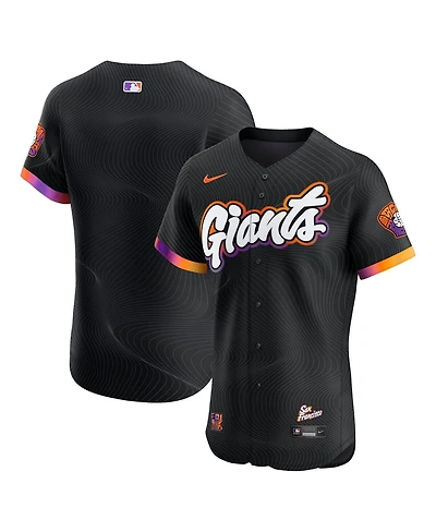 Nike Men's Anthracite San Francisco Giants 2025 City Connect Elite Jersey