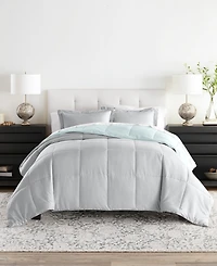 ienjoy Home All Season Lightweight Down Alternative Reversible 3-Pc. Comforter Set, King/California King