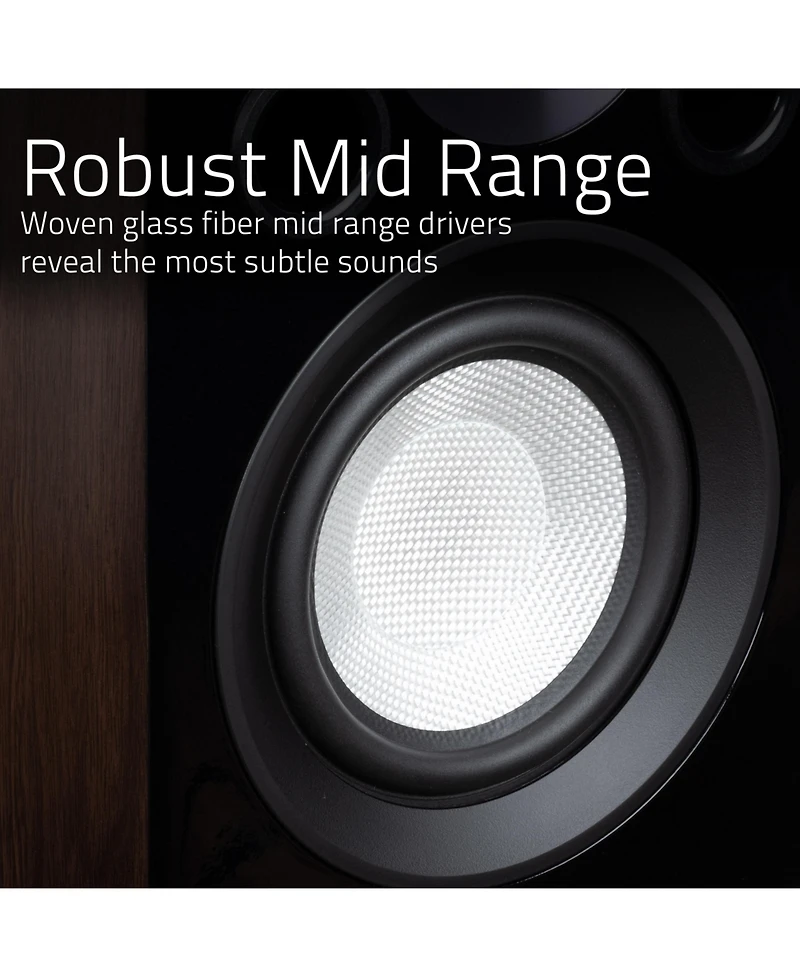 Fluance Reference High Performance 2-Way Bookshelf and Surround Sound Speakers for 2-Channel Stereo Listening or Home Theater System