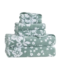 Lucky Brand Folk Floral Cotton 6-Pc. Bath Towel Set