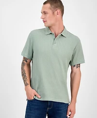 Sun + Stone Men's Rocco Textured Polo Shirt, Exclusively at Macy's
