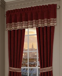 J Queen New York Laurenza Window Straight Valance, 18" x 88"