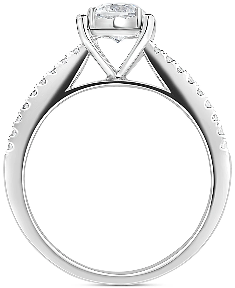 TruMiracle Diamond Engagement Ring (3/4 ct. t.w.) in 14k White Gold