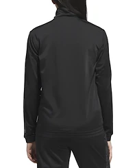 adidas Women's Animal-Print Stripe Tricot Track Jacket