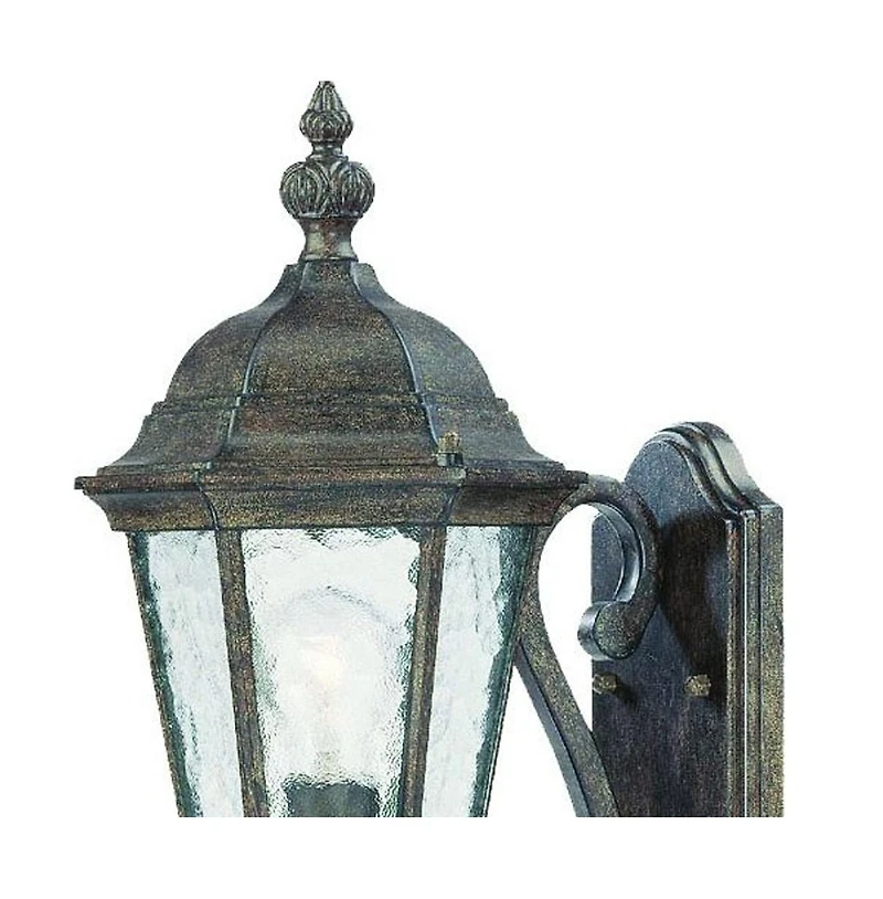 Wall Mounted One Light Carousel Lantern for Indoor and Outdoor Use