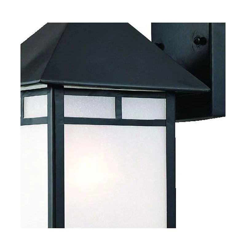 Outdoor Frosted Glass Lantern Wall Light – Stylish Wall Fixture for Garden