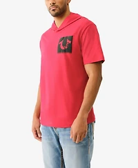 True Religion Men's Short Sleeve Hooded T-Shirt