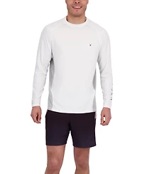 Spyder Men's Mixed Media Long Sleeve Rashguard Swim T-Shirt