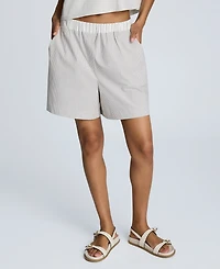 Kenneth Cole Women's Elastic-Waist Pull-On Boxer Shorts