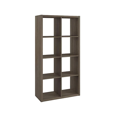 ClosetMaid Decorative Bookcase Open Back 8-Cube Storage Organizer