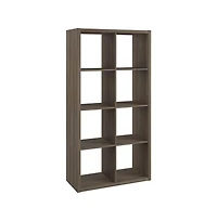 ClosetMaid Decorative Bookcase Open Back 8-Cube Storage Organizer