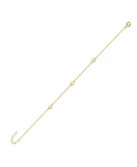 Spero London White Opal Sterling Silver Bracelet in Gold
