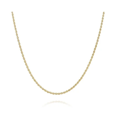 Spero London Sterling Silver Rope Chain Necklace