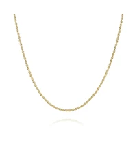 Spero London Sterling Silver Rope Chain Necklace