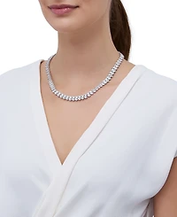 Arabella Cubic Zirconia Necklace (50-1/4 ct. t.w.) in Sterling Silver, 18"