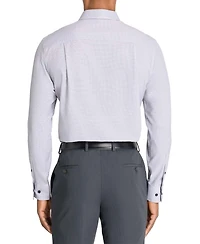 Men's Slim Fit Micro Geo 4-Way Stretch Performance Dress Shirt
