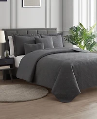 Nestl Diamond Embossed 5-Pc. Quilt Set, Full/Queen