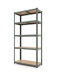5-Tier Heavy Duty Metal Shelving Unit with 2000 Lbs Total Load Capacity