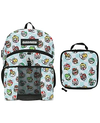 Super Mario Toddler & Little Kids Backpack & Lunch Bag Set