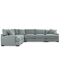 Rhyder 143" 5-Pc. Fabric L Sectional, Exclusively at Macy's