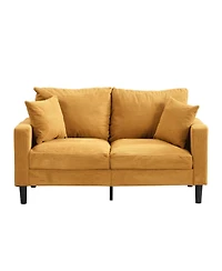 Streamdale Furniture 57" Modern 2-Seat Sofa - Orange