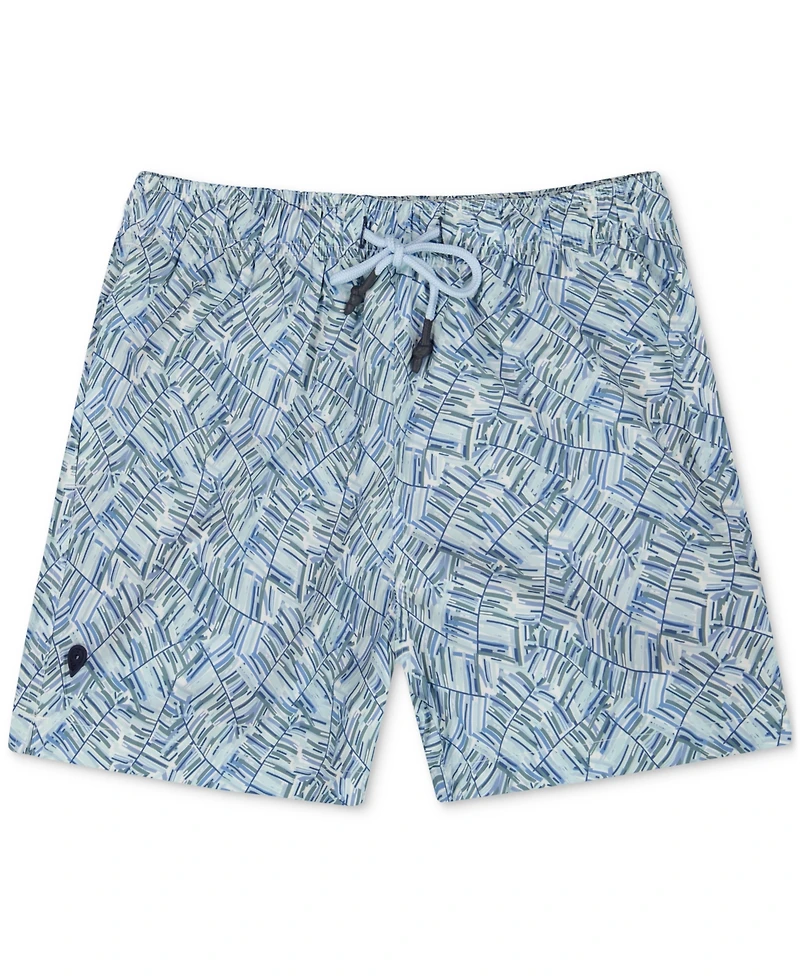 Sunset x Vine Men's Textured Woven Swim Trunks