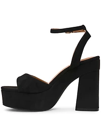 Dv Dolce Vita Women's Wizzard Two-Piece Platform Block Heel Dress Sandals