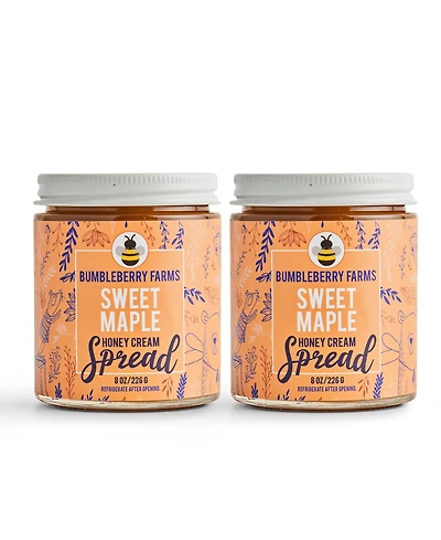 Bumbleberry Farms Sweet Maple Honey Cream Spread Set of 2