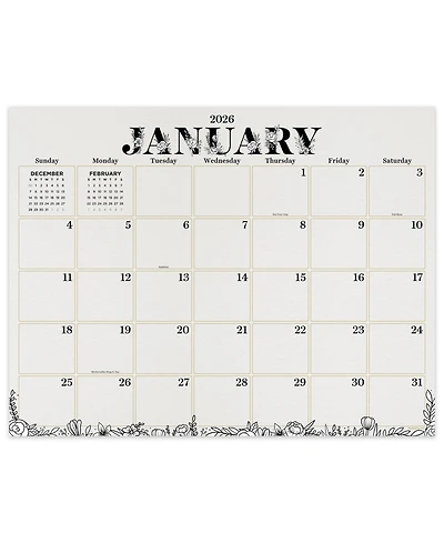 2026 Susan Branch Large Desk Pad Monthly Blotter Calendar