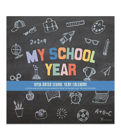My School Year Open Dated 12"x12" Wall Calendar
