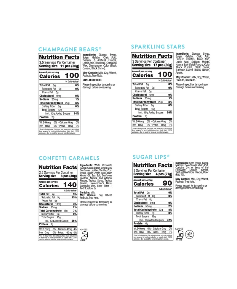 Sugarfina Grad Gift Box, 4 Pieces