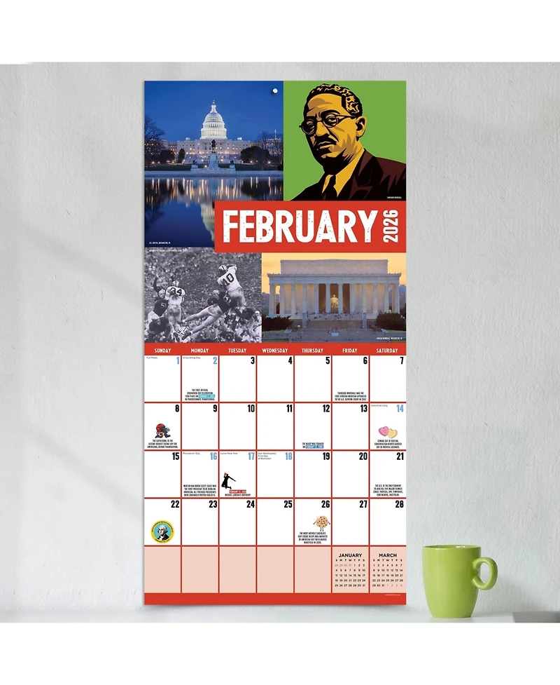 2026 Hbd Usa-250 Years! Wall Calendar