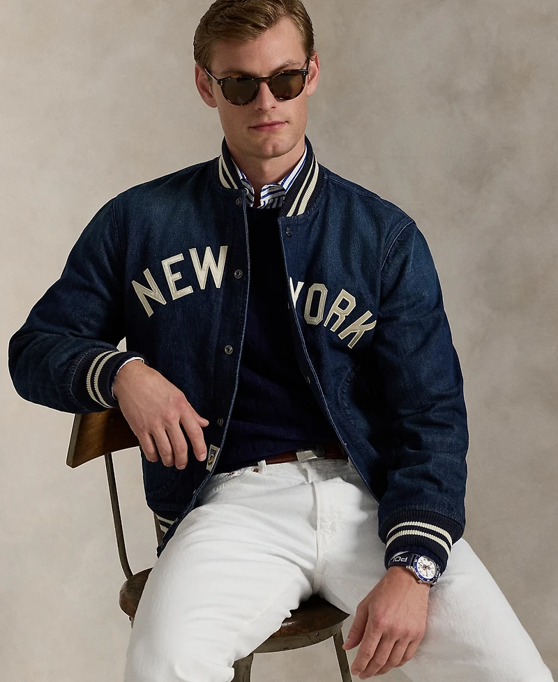 Polo Ralph Lauren Unisex Yankees Denim Jacket