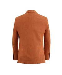 Elie Balleh Boys Orange Slim Fit Classic Melange Jacket