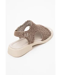 Weave Leather Woven Sandal (Women)