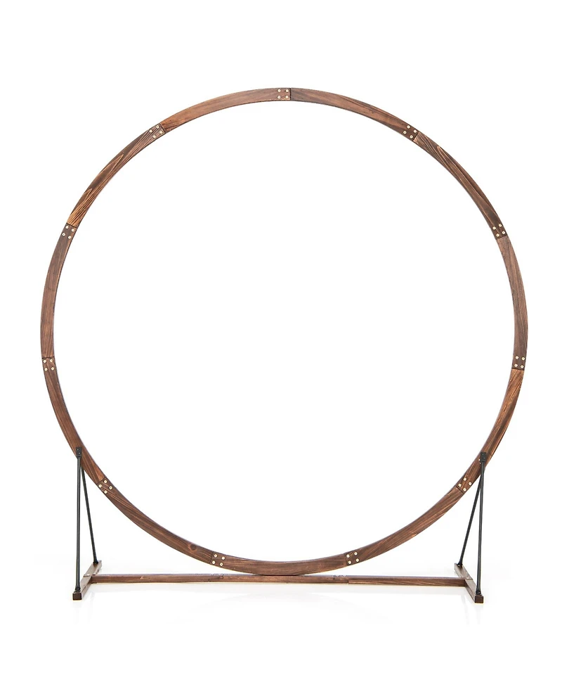 Wooden Wedding Arch Solid Wood Arbor Backdrop Stand for Wedding Ceremony