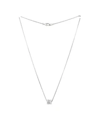 Pre-Owned Bvlgari B.Zero1 Pendant Necklace 18K White Gold with Diamonds