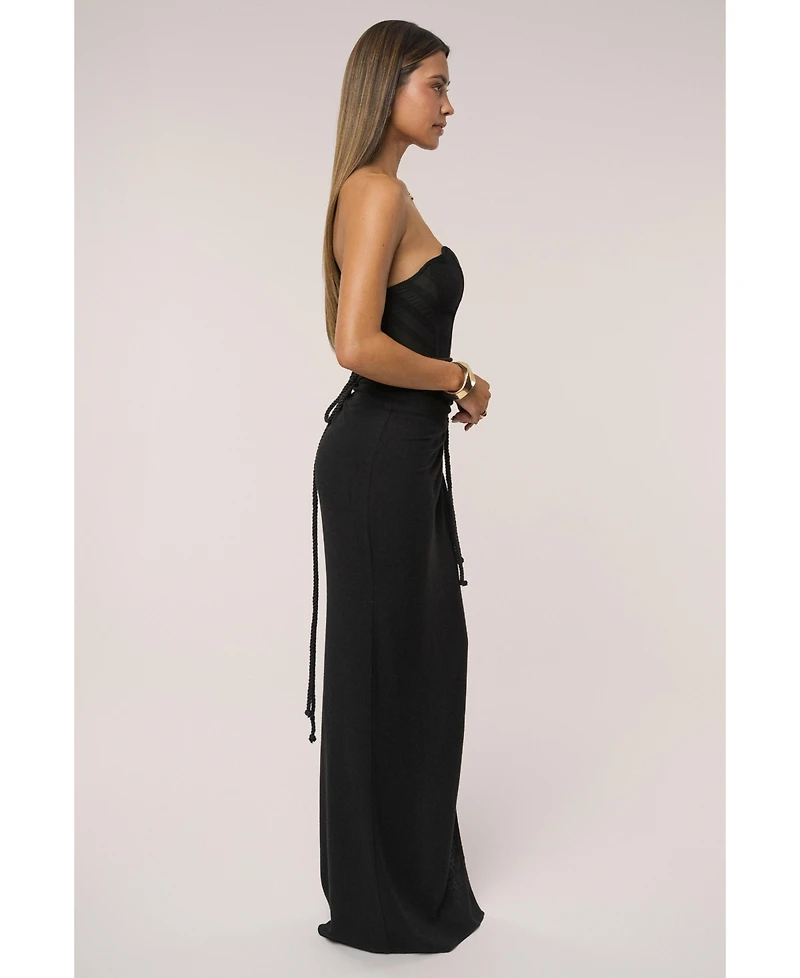 Jluxlabel Women's Destination Linen Skirt Set