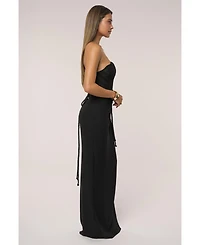 Jluxlabel Women's Destination Linen Skirt Set