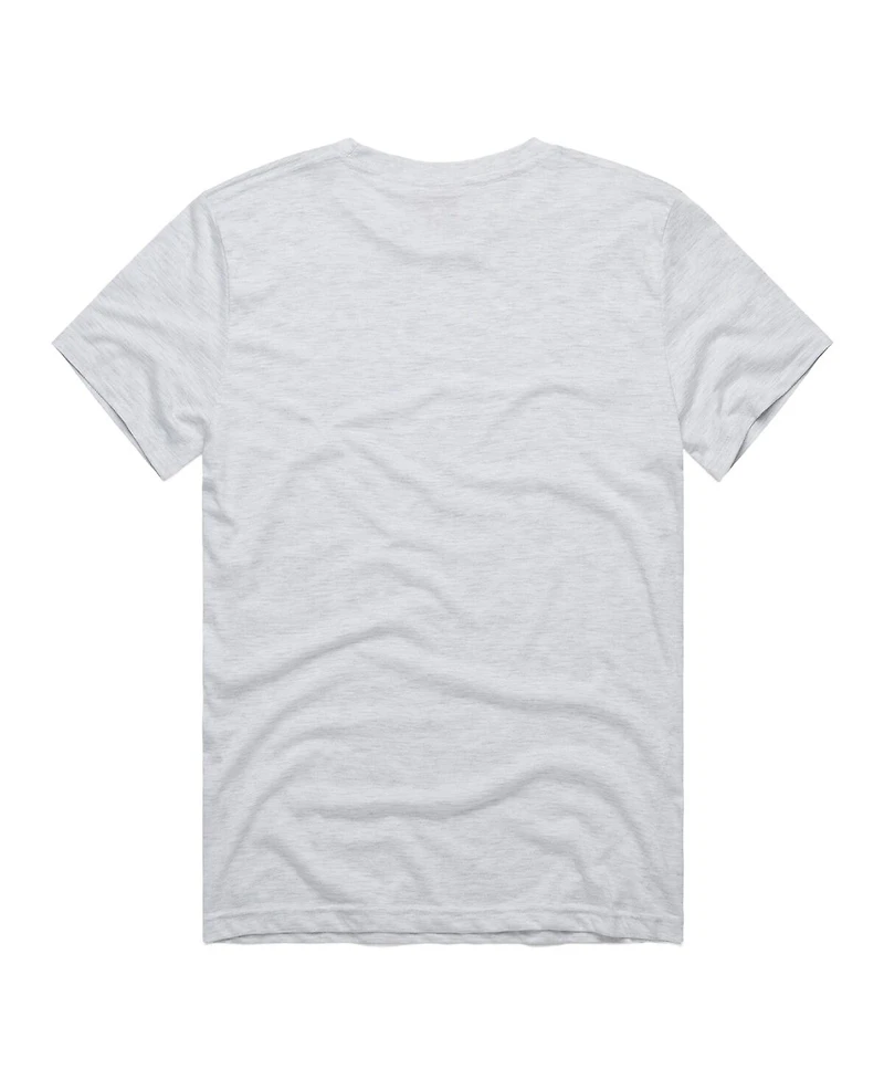 Homage Men's Ash Los Angeles Dodgers Hyper Local Tri-Blend T-Shirt