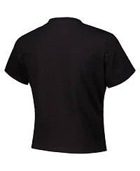 Freeze Max Women's Black Star Wars Babydoll Cropped T-Shirt